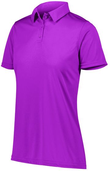 Augusta Ladies 4.5 oz 100% Polyester Short Sleeve Wicking Vital Polo